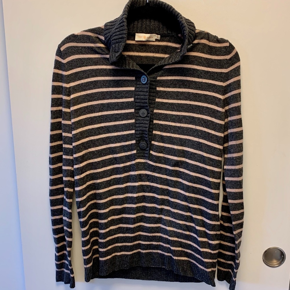 Tory Burch Striped Sweater